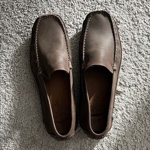 Clark’s England leather brown loafers men’s size 11